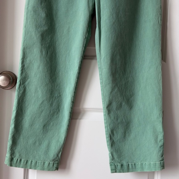 MOTHER The YOYO Ruffle Greaser Ankle Killing Time Deep Sea High-Rise Jeans-29 - Picture 5 of 16